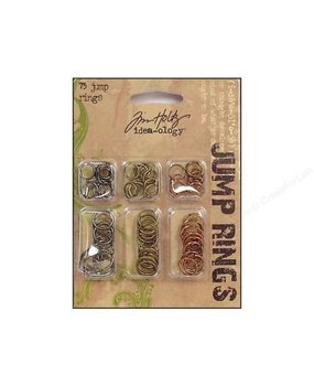 Idea-ology Tim Holtz Jump Rings (75pcs) (TH92726)