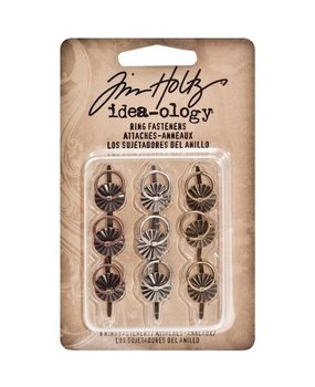 Idea-ology Tim Holtz Ring Fasteners (9pcs) (TH93060) Idea-ology Tim Holtz Ring Fasteners (9pcs) (TH93060)