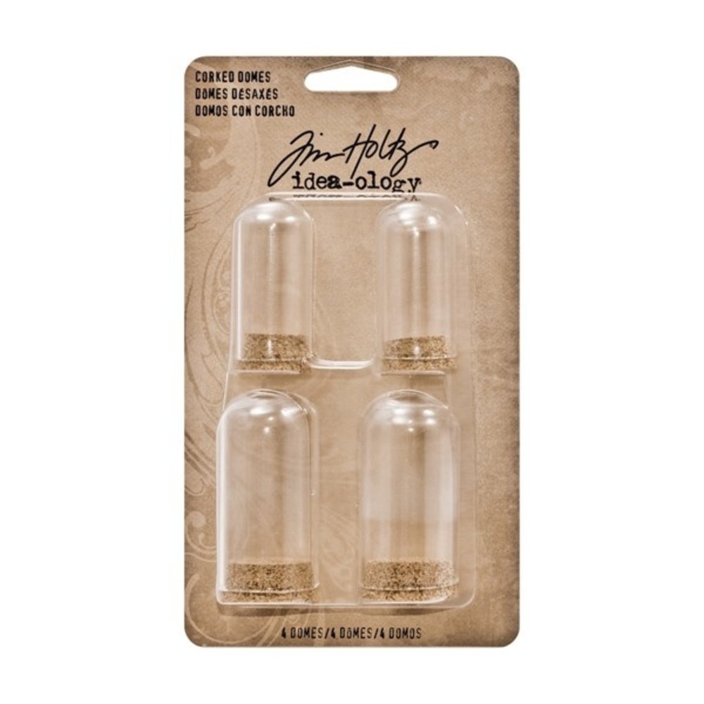 Idea-ology Tim Holtz Corked Domes (4pcs) (TH93092) (DISCONTINUED) Idea-ology Tim Holtz Corked Domes (4pcs) (TH93092) (DISCONTINUED)