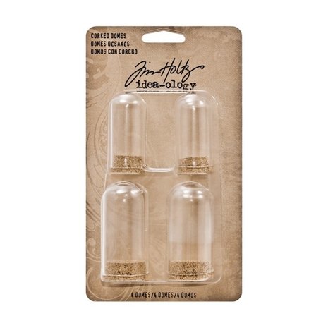 Idea-ology Tim Holtz Corked Domes (4pcs) (TH93092) (DISCONTINUED) Idea-ology Tim Holtz Corked Domes (4pcs) (TH93092) (DISCONTINUED)