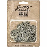 Idea-ology Tim Holtz Number Tokens (31pcs) (TH93244)