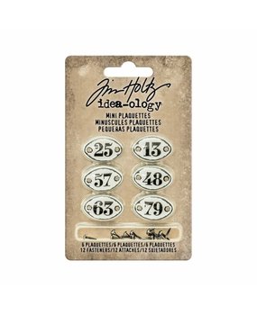 Idea-ology Tim Holtz Mini Plaquettes (6pcs) (TH93296)