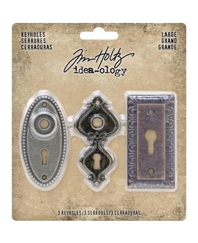 Idea-ology Tim Holtz Large Keyholes (3pcs) (TH93678) (DISCONTINUED)