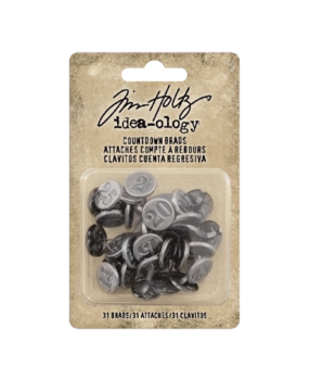 Idea-ology Tim Holtz Countdown Brads (31pcs) (TH93679)