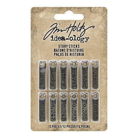 Idea-ology Tim Holtz Story Sticks (12pcs) (TH93680) Idea-ology Tim Holtz Story Sticks (12pcs) (TH93680)