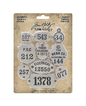 Idea-ology Tim Holtz Adornments Foundry (10pcs) (TH93690)