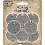 Idea-ology Tim Holtz Quote Tokens (8pcs) (TH93691) (DISCONTINUED)
