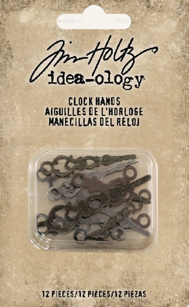 Idea-ology Tim Holtz Clock Hands (12pcs) (TH93693) Idea-ology Tim Holtz Clock Hands (12pcs) (TH93693)