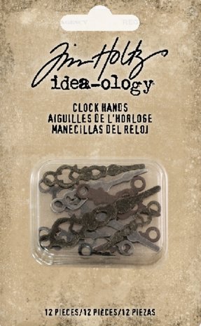 Idea-ology Tim Holtz Clock Hands (12pcs) (TH93693) (DISCONTINUED)