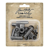 Idea-ology Tim Holtz Hinge Clips Large (8pcs) (TH93787)