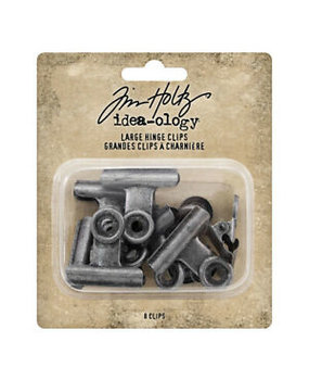 Idea-ology Tim Holtz Hinge Clips Large (8pcs) (TH93787)