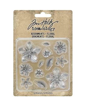 Idea-ology Tim Holtz Adornments Floral (12pcs) (TH93789) (DISCONTINUED)