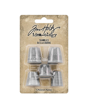 Idea-ology Tim Holtz Thimbles (5pcs) (TH93791) (DISCONTINUED)