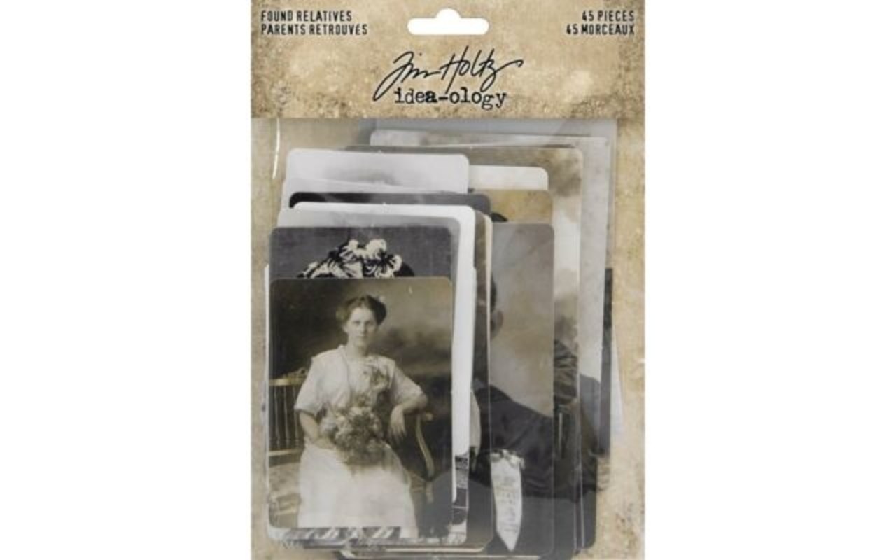 Idea-ology Tim Holtz Found Relatives (45pcs) (TH93798) Idea-ology Tim Holtz Found Relatives (45pcs) (TH93798)
