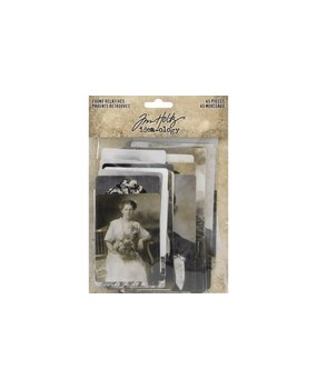 Idea-ology Tim Holtz Found Relatives (45pcs) (TH93798)