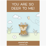 Lawn Fawn Hello, Deer Enamel Pin (LF1805) (OUTLET)