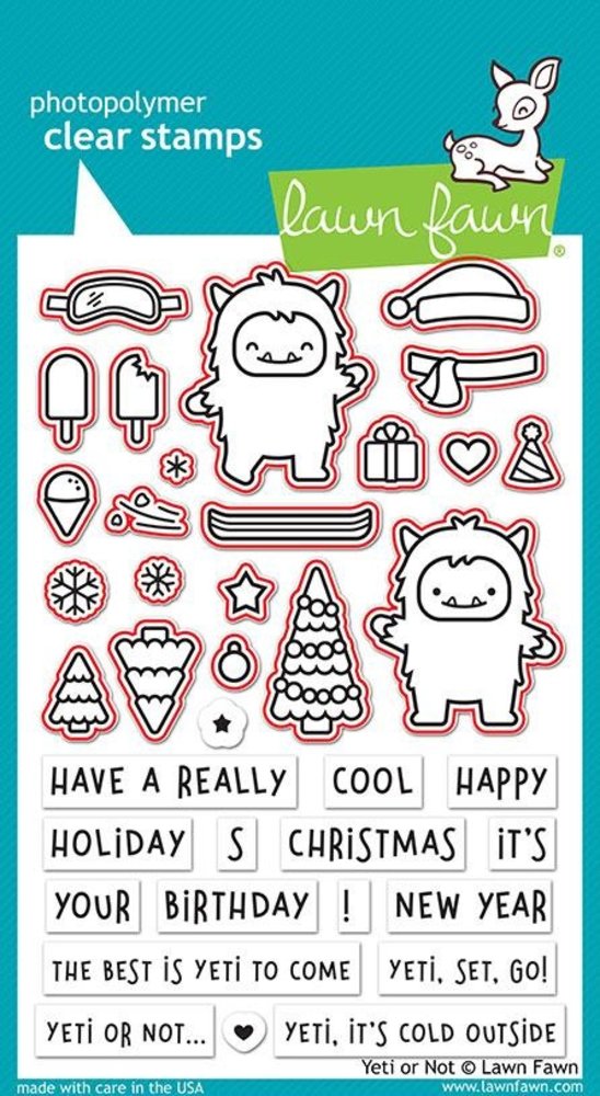 Lawn Fawn Yeti or Not Dies (LF2028) (OUTLET)