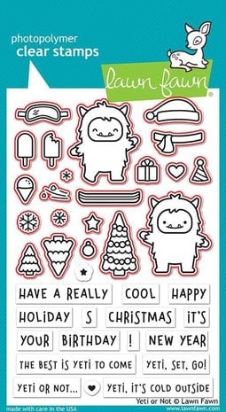Lawn Fawn Yeti or Not Dies (LF2028) (OUTLET)