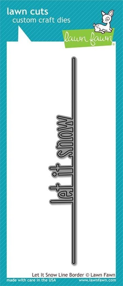Lawn Fawn Let It Snow Line Border Dies (LF2063) (OUTLET) Lawn Fawn Let It Snow Line Border Dies (LF2063) (OUTLET)