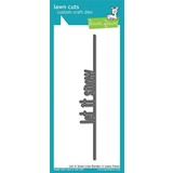 Lawn Fawn Let It Snow Line Border Dies (LF2063) (OUTLET)