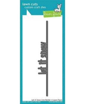 Lawn Fawn Let It Snow Line Border Dies (LF2063) (OUTLET)