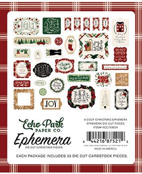 Echo Park A Cozy Christmas Ephemera (ACC189024) (OUTLET)