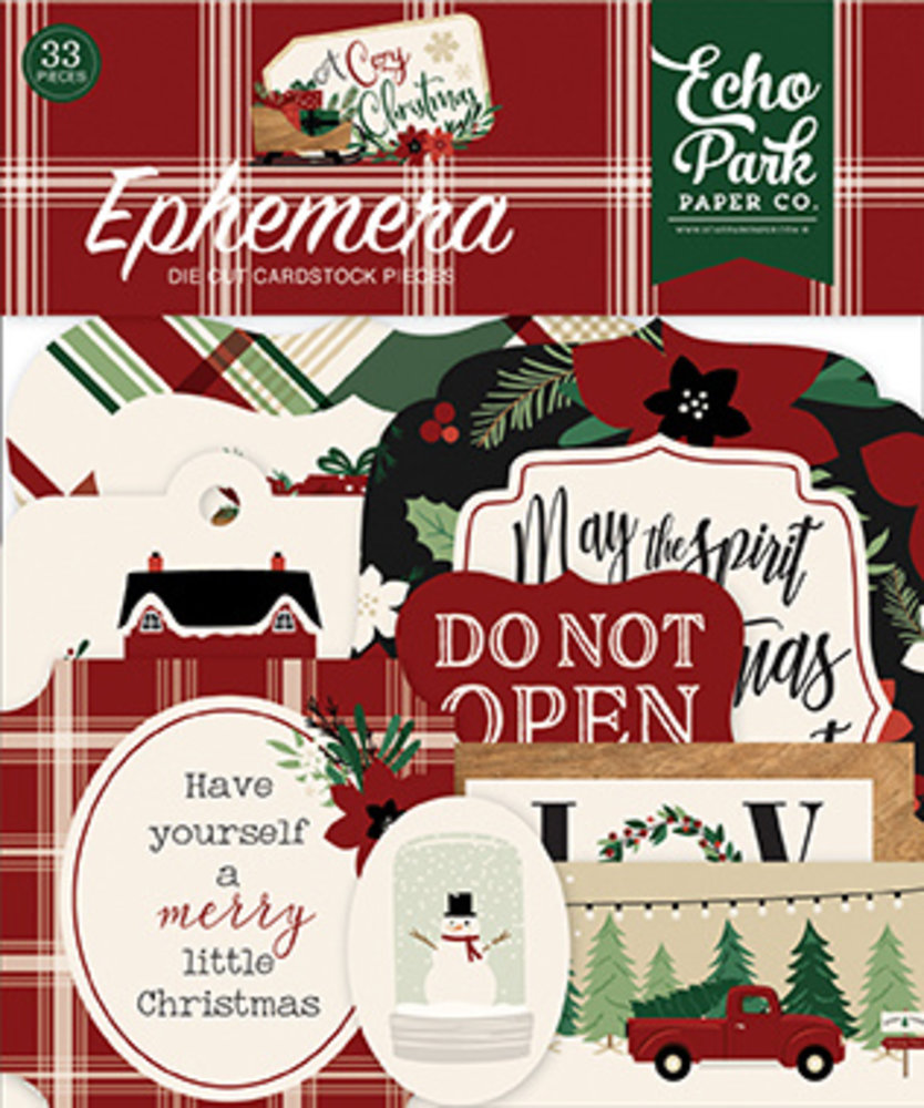 Echo Park A Cozy Christmas Ephemera (ACC189024) (OUTLET) Echo Park A Cozy Christmas Ephemera (ACC189024) (OUTLET)