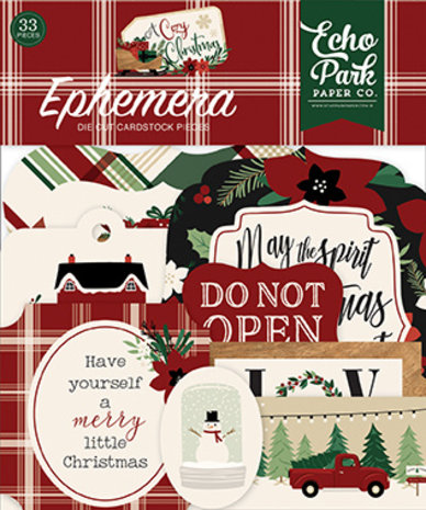 Echo Park A Cozy Christmas Ephemera (ACC189024) (OUTLET) Echo Park A Cozy Christmas Ephemera (ACC189024) (OUTLET)