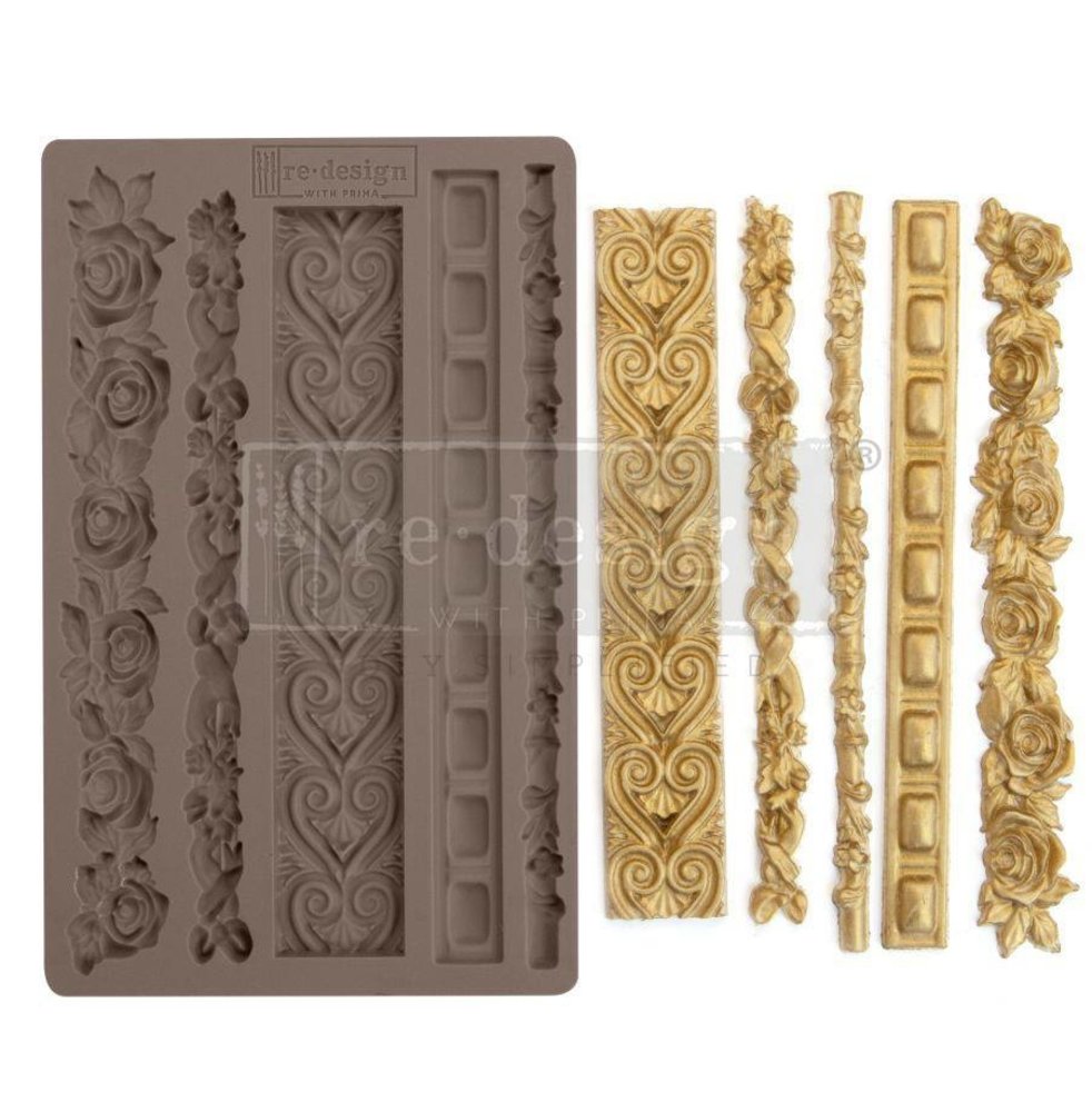 Re-Design with Prima Elegant Borders 5x8 Inch Mould (637163) Re-Design with Prima Elegant Borders 5x8 Inch Mould (637163)