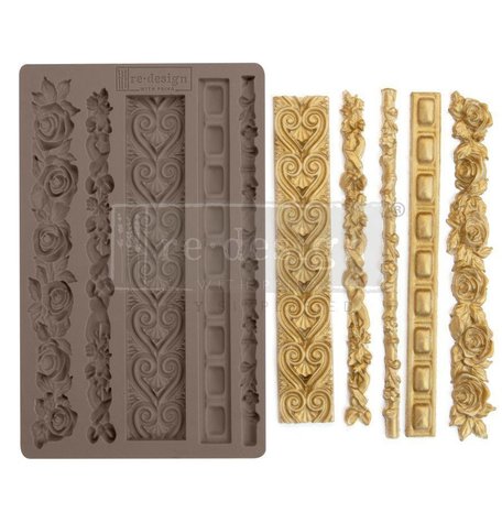 Re-Design with Prima Elegant Borders 5x8 Inch Mould (637163) Re-Design with Prima Elegant Borders 5x8 Inch Mould (637163)