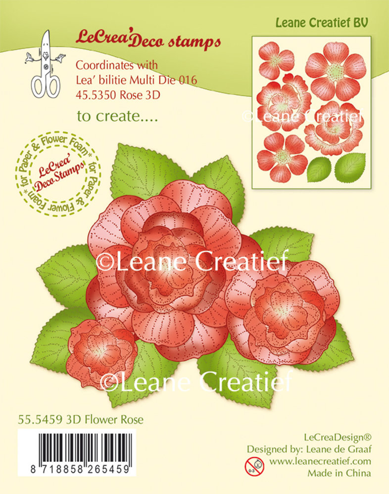 Leane Creatief Rose Clear Stamp (55.5459) (DISCONTINUED) Leane Creatief Rose Clear Stamp (55.5459) (DISCONTINUED)