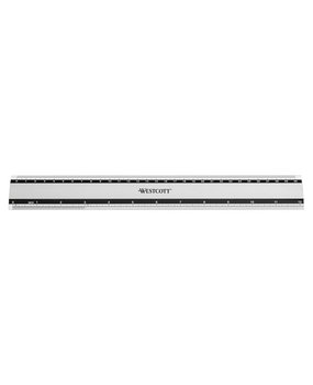 Westcott Aluminium Ruler 30cm Anti Slip (AC-E10191)