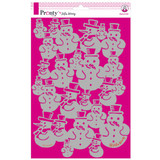 Pronty Crafts Snowman A4 Stencil (470.765.019) (OUTLET)