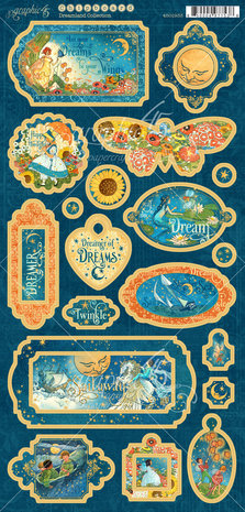 Graphic 45 Dreamland Chipboard (4501933) (OUTLET)