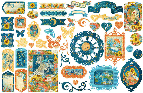 Graphic 45 Dreamland Die-cut Assortment (4501936) (OUTLET)