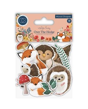 Craft Consortium Over The Hedge Printed Wood Shapes (CCWDNS001) (DISCONTINUED)