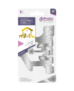 Gemini Foil Stamp Die Elements Nativity Scene (GEM-FS-ELE-NSCE) (DISCONTINUED)