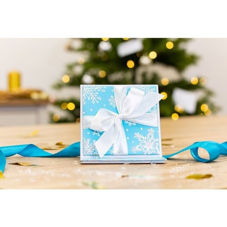 Gemini Foil Stamp Die Elements Snowflake Background (GEM-FS-ELE-SNBA) (DISCONTINUED)