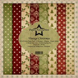 Paper Favourites Vintage Christmas 12x12 Inch Paper Pack (PF302) (DISCONTINUED)