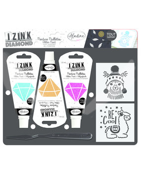 Aladine Izink Diamond Glitter Paint Kit Llama (85208) (OUTLET)