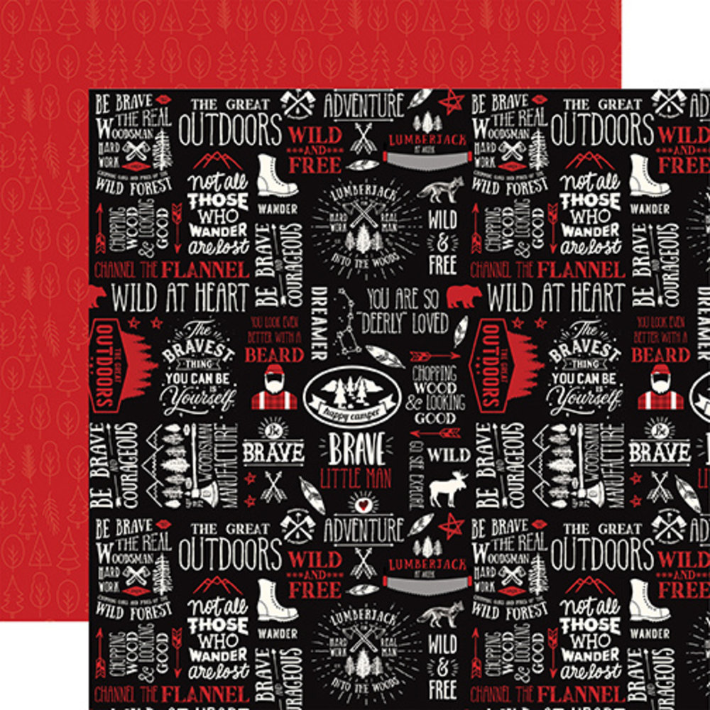 Echo Park Little Lumberjack 6x6 Inch Paper Pad (LL195023) (DISCONTINUED) Echo Park Little Lumberjack 6x6 Inch Paper Pad (LL195023) (DISCONTINUED)