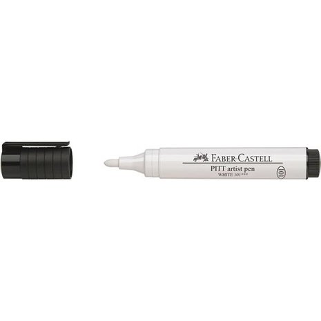 Faber Castell - Feutre Pitt Artist Pen Brush - 101 Blanc