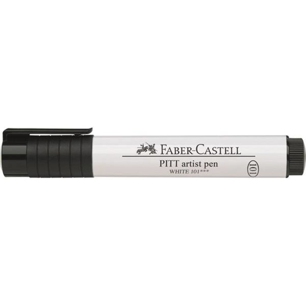 Faber Castell Pitt Artist Pen Big Brush 101 White (FC-167601) (DISCONTINUED) Faber Castell Pitt Artist Pen Big Brush 101 White (FC-167601) (DISCONTINUED)