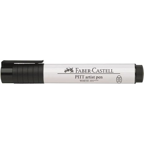 Faber Castell Pitt Artist Pen Big Brush 101 White (FC-167601) (DISCONTINUED) Faber Castell Pitt Artist Pen Big Brush 101 White (FC-167601) (DISCONTINUED)