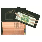 Faber Castell Crayon Pastel Pitt Etui Metalique 12 pcs (FC-112112)