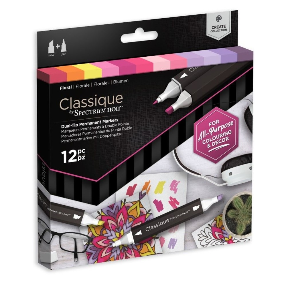 Spectrum Noir Classique Floral (12pcs) (SPECN-CS12-FLO) (DISCONTINUED) Spectrum Noir Classique Floral (12pcs) (SPECN-CS12-FLO) (DISCONTINUED)