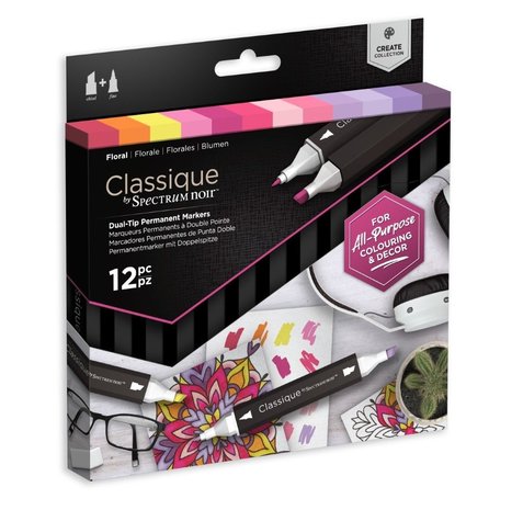 Spectrum Noir Classique Floral (12pcs) (SPECN-CS12-FLO) (DISCONTINUED) Spectrum Noir Classique Floral (12pcs) (SPECN-CS12-FLO) (DISCONTINUED)