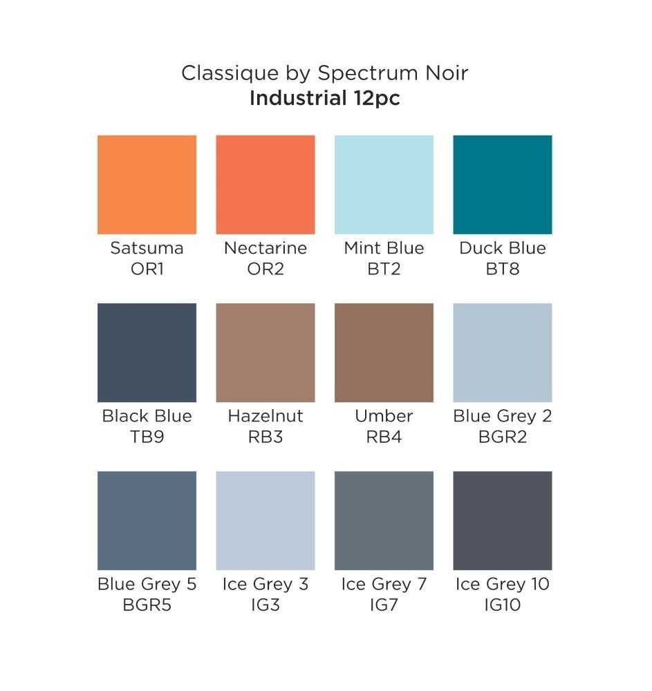 Spectrum Noir Classique Industrial (12pcs) (SPECN-CS12-IND) (DISCONTINUED)