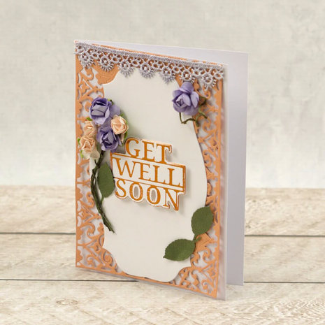 Couture Creations Get Well Soon Sentiment Mini Cut, Foil and Emboss Dies (CO726712) (OUTLET) Couture Creations Get Well Soon Sentiment Mini Cut, Foil and Emboss Dies (CO726712) (OUTLET)