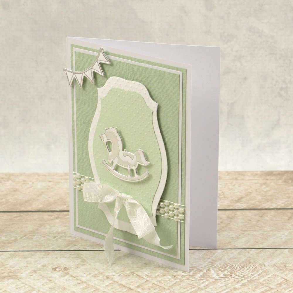 Couture Creations Invite Sentiment & Banner Mini Cut, Foil and Emboss Dies (CO726719) (OUTLET)